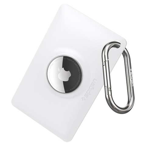 Etui case brelok do kluczy karta Spigen AirFit do Apple Airtag Białe