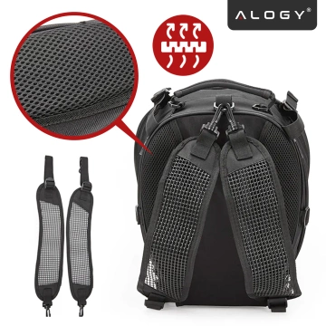 Alogy Plug Extender Steckdosenverteiler Splitteradapter Verlängerungskabel mit Qi-Induktionsladegerät 4x EU-Stecker 4x USB 2x USB-C Schwarz
