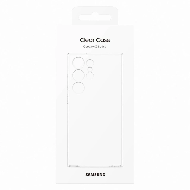 Etui na telefon Samsung Clear Cover do Samsung Galaxy S23 Ultra żelowy pokrowiec przezroczyste (EF-QS918CTEGWW)