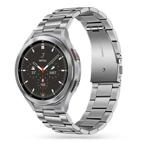 Bransoleta Edelstahl für Samsung Galaxy Watch 4 / 5 / 5 PRO (40 / 42 / 44 / 45 / 46 mm) Silber