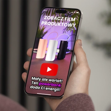 PowerBank 5000 mAh Alogy Power Bank Pocket kleines externes Ladegerät Power Bank USB-C und Lightning Pink