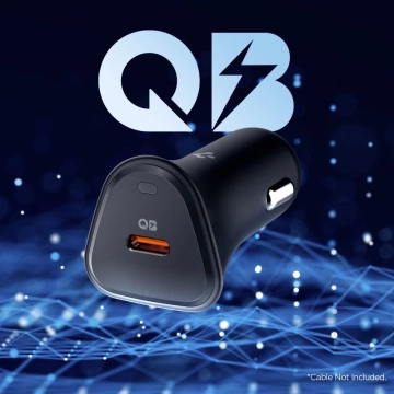 Ładowarka Samochodowa Spigen EV301 30W USB-A Quantum Boost Czarna