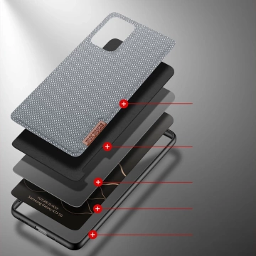 Dux Ducis Fino Etuihülle aus Nylonmaterial für Samsung Galaxy A73 blau