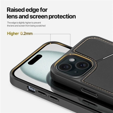 Etui DUX DUCIS Rafi II Mag - etui back cover z podstawką kompatybilne z MagSafe do iPhone 15
