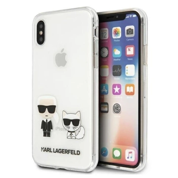 Etui Karl Lagerfeld KLHCPXCKTR do Apple iPhone X/Xs hardcase Karl & Choupette