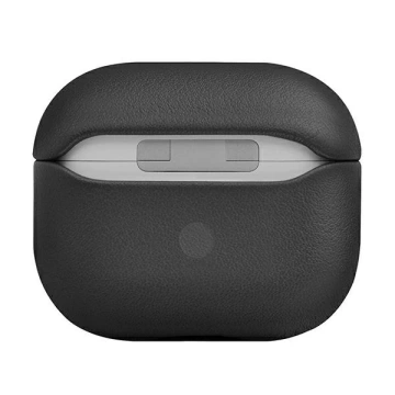 Etui ochronne na słuchawki UNIQ etui Terra do Apple AirPods 3 Genuine Leather czarny/black