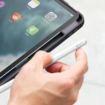 UNIQ Hülle Moven iPad Air 10.9 (2022/2020) Antimikrobiell szary/charcoal grey