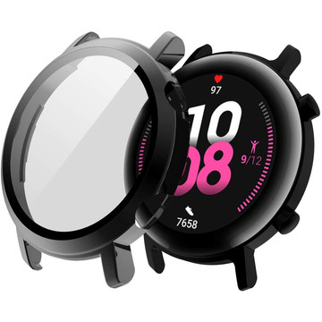 Silikonhülle mit Schutzfolie Alogy für Huawei Watch GT 2 46mm Schwarz