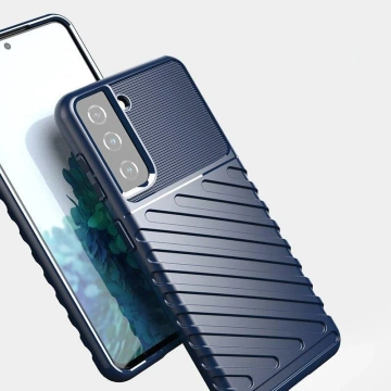 Schutzhülle Thunder Case für Samsung Galaxy S23 Plus Silikon Armor Case blau