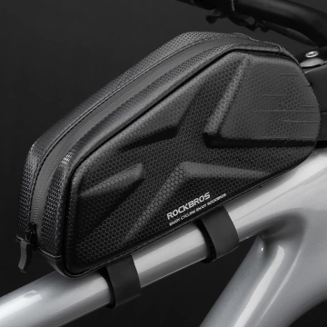 Rockbros 1,4L Oberrohr-Fahrradtasche – Schwarz