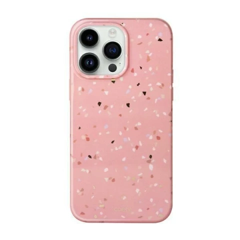 UNIQ Hülle Coehl Terrazzo iPhone 14 Pro Max 6.7" Rosa/Korallenrosa