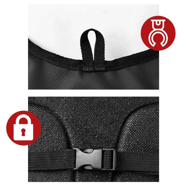 Plecak rowerowy na plecy torba z pojemnikiem bukłakiem 2L na napój dla rowerzysty kolarski do biegania Czarna