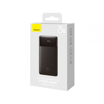 Powerbank Baseus Bipow Digitalanzeige 3-Porty 25W 20000mAh Kabel
