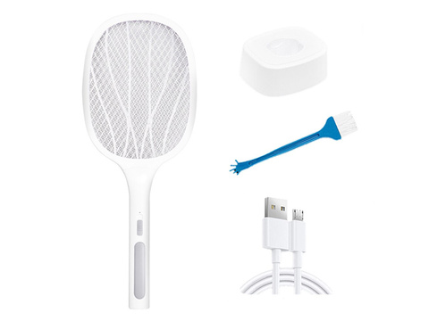 6 LED UV Alogy Insektenvernichter Lampe, Tragbare Insektenfalle, Insekten Weiß