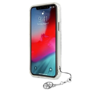 Guess GUHCP12LKS4GSI iPhone 12 Pro Max 6,7" Transparentes Hardcase 4G Silver Charms Collection