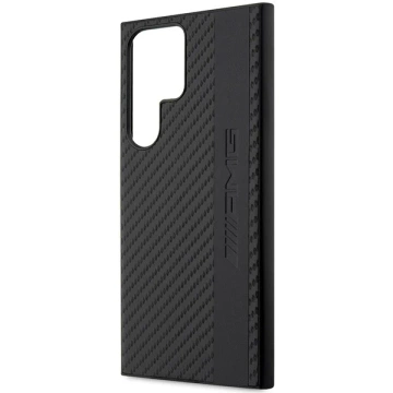 Etui AMG AMHCS23LBLSCA für Samsung Galaxy S23 Ultra S918 Czarny/Black Hardcase Carbon Stripe