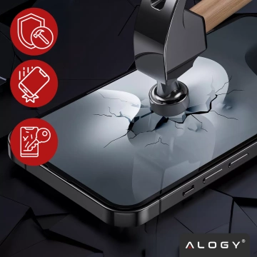 Gehärtetes Glas für Apple iPhone 16 Displayschutzfolie 9H Alogy Heavy Pro™️
