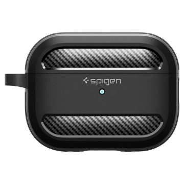 Etui ochronne Spigen Rugged Armor für Apple AirPods Pro 1 / 2 Mattschwarz