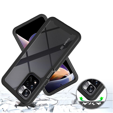 Etui Defense360 für Xiaomi Redmi Note 11 Pro Plus 5G Schwarz