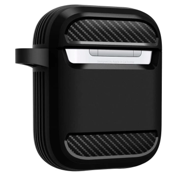 Spigen Rugged Armor Apple Airpods mattschwarz