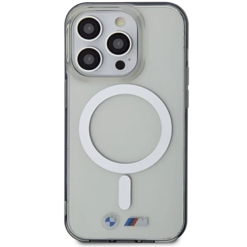 Etui BMW BMHMP14LHCRS für iPhone 14 Pro 6.1" Hardcase Silver Ring MagSafe
