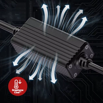 Kewig Motorradladegerät, universelles Aluminium-Ladegerät, 100 W, bidirektional mit Voltmeter, Schnellladefunktion über USB-A und USB-C, intelligent und wasserdicht – Schwarz