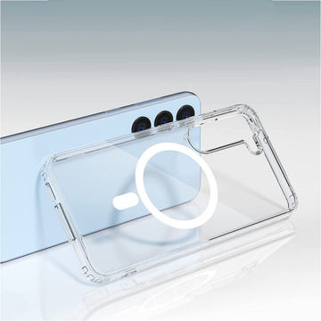 FlexAir Hybrid-Schutzhülle für MagSafe für Samsung Galaxy S23 Clear