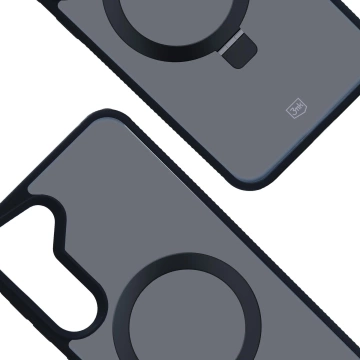 Etui do Samsung Galaxy S24+ Plus 3mk Smoke Case Mag&Stand