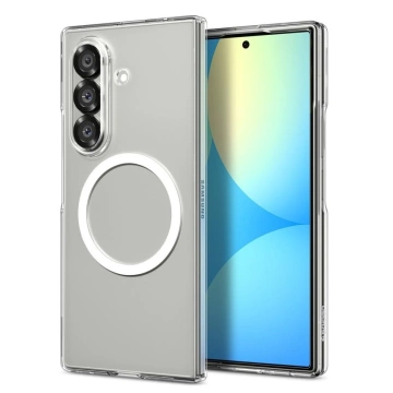 Etui do Galaxy Z Fold 7 Spigen AirSkin Mag MagSafe Clear/White