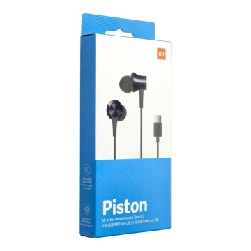 XIAOMI Original kabelgebundene Kopfhörer Typ C mit Mikrofon schwarz In-Ear