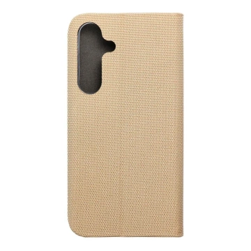 SENSITIVE Book Case für Samsung Galaxy S25 Gold Stand 360