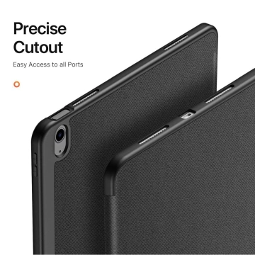 DUX DUCIS DOMO faltbare Hülle mit Stifthalter für iPad Air 13 (2024) schwarz