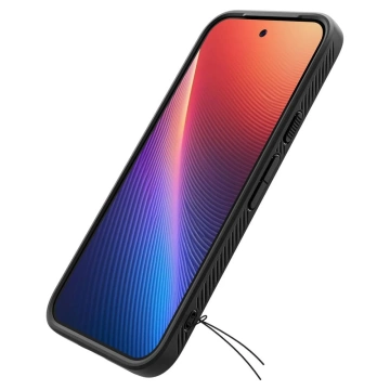 Google Pixel 9a Spigen Liquid Air Schwarze Schutzhülle