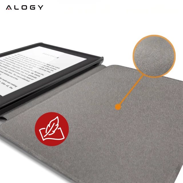 Etui ochronne na czytnik E-Book Alogy ProBook Cover obudowa do Kindle Paperwhite 6 2024 Granatowe