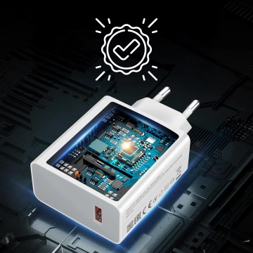 Oryginalna Ładowarka Sieciowa Xiaomi MDY-13-EE 120W Szybkie ładowanie Quick Charge QC 3.0 Biała