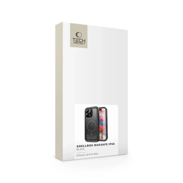 Etui ShellBox Magsafe IP68 do Apple iPhone 16 Pro Max Black