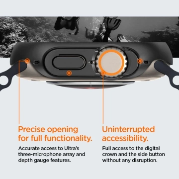 SPIGEN THIN FIT APPLE WATCH ULTRA (49 MM) SCHWARZ