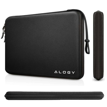 Torba na laptopa do MacBooka Air Pro 15" 16" Alogy ShieldCase Hard Foam Bag etui ochronne teczka 15-16" Czarna