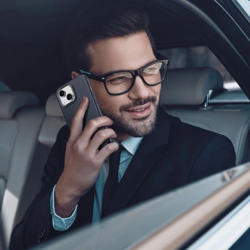 Dux Ducis Naples Tasche iPhone 14 Plus magnetische Ledertasche MagSafe blau