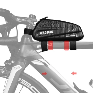 WILDMAN EX Fahrrad Rahmenkoffer/Gepäckträger Fahrradhalter schwarz/schwarz