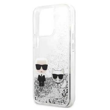 Etui Karl Lagerfeld KLHCP13LGKCS do 13 Pro / 13 6,1" Hardcase Liquid Glitter Karl