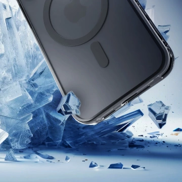 Schutzhülle für Apple iPhone 16 Plus 3mk Frosty MagCase Schwarz