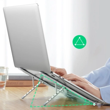 Laptopständer UGREEN klappbar verstellbar silber (LP451)