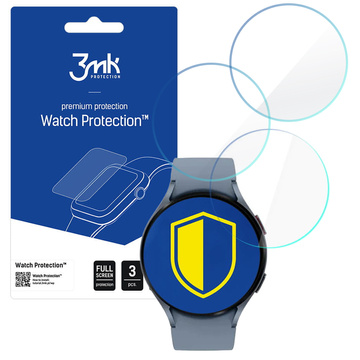 Glas Displayschutzfolie x3 3mk Uhrenschutzfolie für Samsung Galaxy Watch 5 44mm