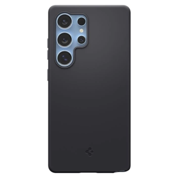 Etui für Samsung Galaxy S25 Ultra Schwarz Spigen Silicone Fit Mag MagSafe