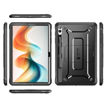 Etui Supcase Unicorn Beetle Pro für Samsung Galaxy Tab S9 Plus 12.4 X810 / X816B Schwarz