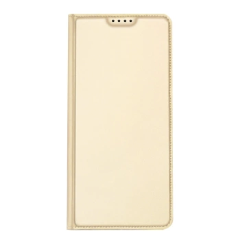 Dux Ducis Skin Pro Hülle Xiaomi Poco C40 Hülle mit Flip Card Wallet Goldständer