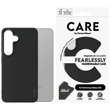 Etui CARE do Samsung Galaxy S25 by PanzerGlass Fearlessly Magnetic Czarny