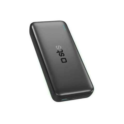 Powerbank SBS Infinity 20000mAh 10W LiFePO₄ USB-C USB-A Czarny