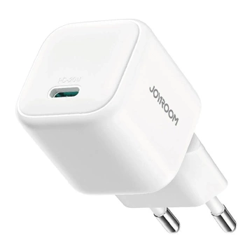 Joyroom JR-TCG08 GaN Mini 20W USB-C Wandladegerät Weiß